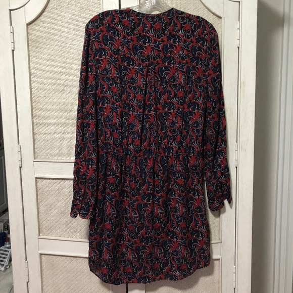 A.L.C. Sullivan Botanical Filigree Silk Dress EUC Size 2 - Picture 7 of 8